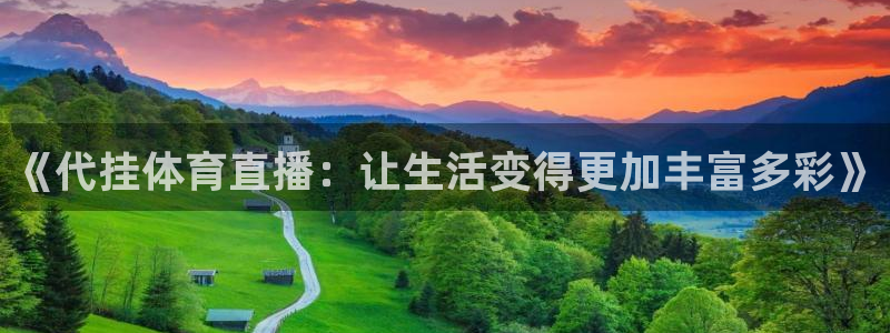 玩球球：《代挂体育直播：让生活变得更加丰富多彩》